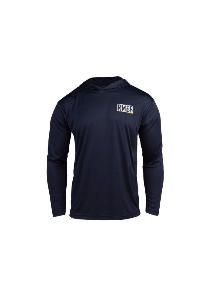 Navy License Plate Sun Hoodie